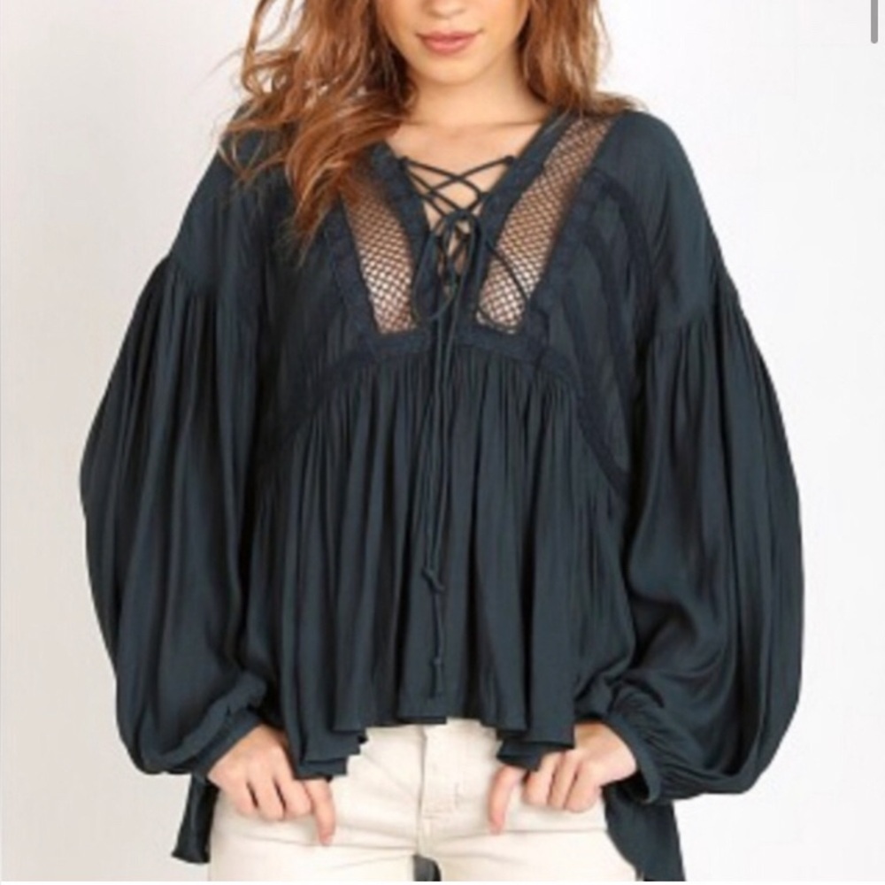Free People “Don’t Let Go” Pheasant Top